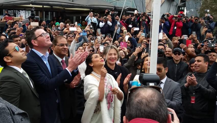 Independence Day 2018, Rani Mukerji celebrated Independence Day, Rani Mukerji in Independence Day celebration, rani Flagged in Melbourne, Independence Day in melbourne of rani mukerji, rani mukerji at FederationSquare, entertainment news, bollywood news, television news, entertainment news, entertainment news, bollywood news, television news, entertainment news,entertainment news, bollywood news, television news, entertainment news