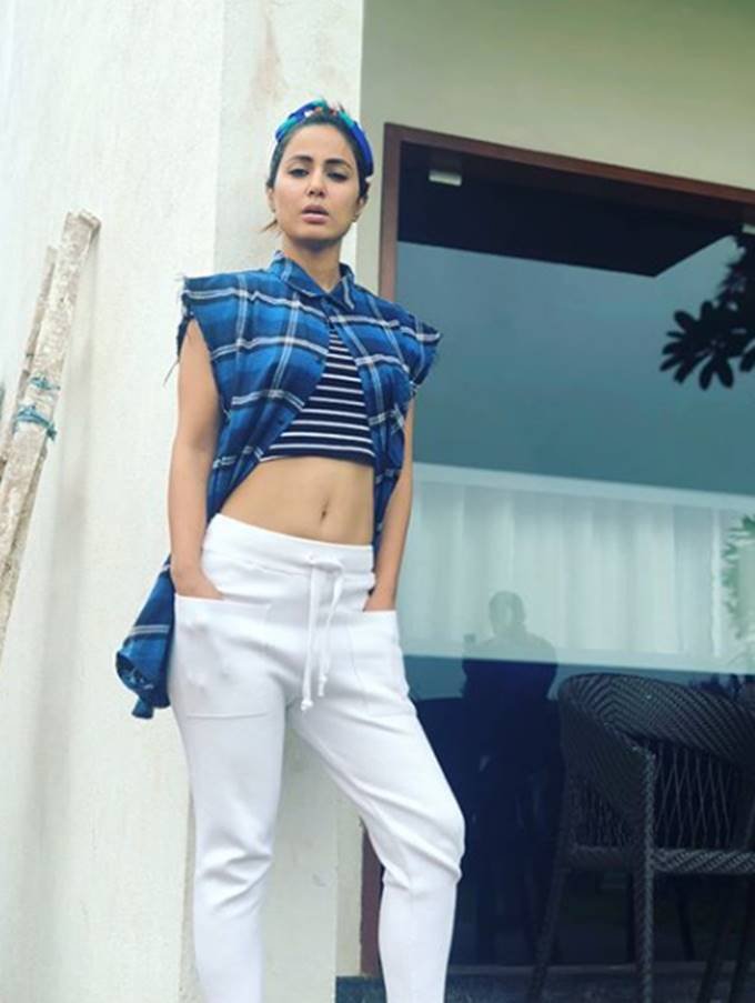 HINA KHAN, Hina Khan WORE BOYFRIEND RO T SHIRT, hina khan boyfriend, YE RISHTA KYA KAHLATA HAI FAME ACTRESS hina khan, hina khan SAYS TO GIRLSpower, bollywood actress Jacqueline Fernandez, race 3 actess Jacqueline Fernandez, somu ke titu ki sweety actor kartik, bollywood news, entartainment news, bollywood news, entartainment news, bollywood news, entartainment news, bollywood news