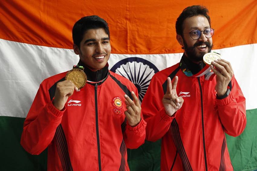 "who is saurabh verma, saurabh verma gold medal, saurabh verma asian games, asian games 2018, 2018 asian games, india shooting, shooting asian games, sports news