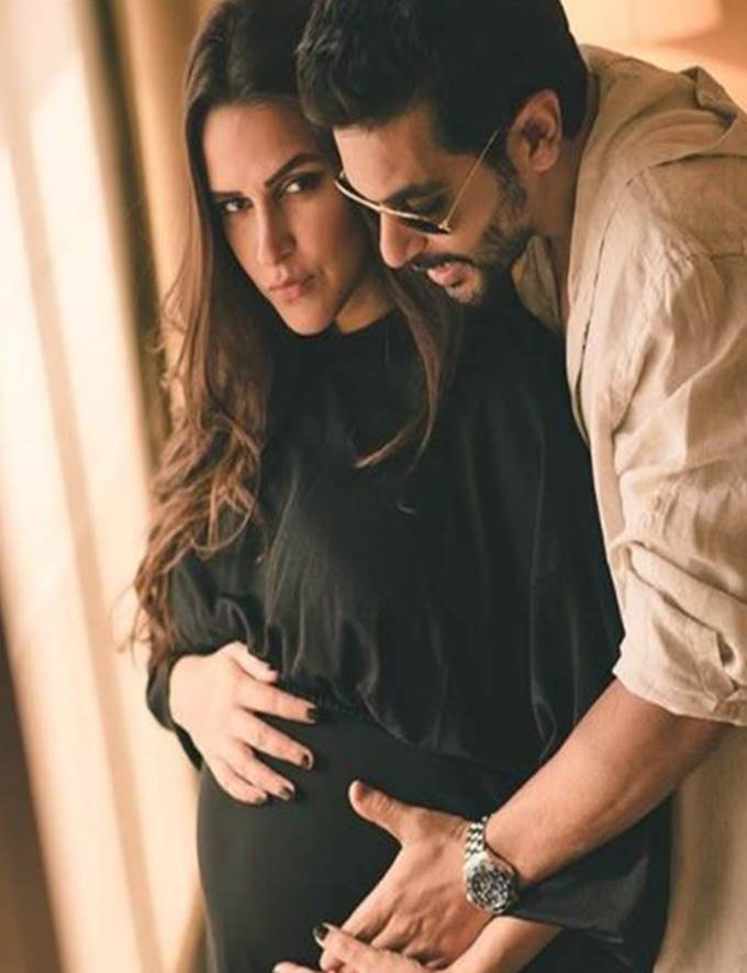 Neha dhupia with angad bedi, neha dhupia and angad bedi celeb couple, neha and angad going to be parents soon, neha shared pictures with her flowed baby bump, neha dhupia, entertainment news, bollywood news, television news, entertainment news, bollywood khabren, entertainment news