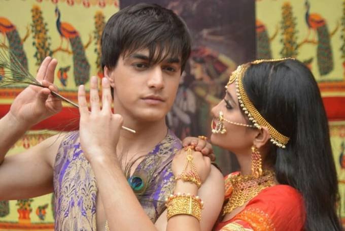 Yeh Rishta Kya Kehlata Hai, Yeh Rishta Kya Kehlata Hai actress Shivangi, Yeh Rishta Kya Kehlata Hai, shivangi Joshi in Yeh Rishta Kya Kehlata Hai, shivangi looking pretty as radha, Mohsin Khan looking in krishna avtaar with bansuri, Karthik and Naira, Yeh Rishta Kya Kehlata Hai, entertainment news, bollywood news, television news, entertainment news