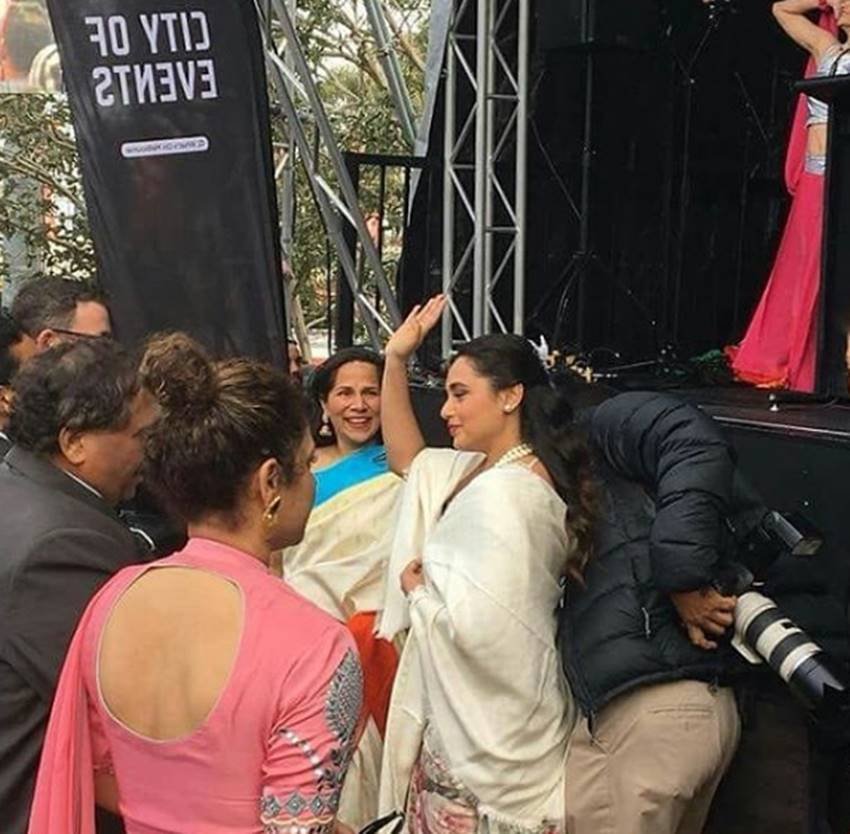 Independence Day 2018, Rani Mukerji celebrated Independence Day, Rani Mukerji in Independence Day celebration, rani Flagged in Melbourne, Independence Day in melbourne of rani mukerji, rani mukerji at FederationSquare, entertainment news, bollywood news, television news, entertainment news, entertainment news, bollywood news, television news, entertainment news,entertainment news, bollywood news, television news, entertainment news