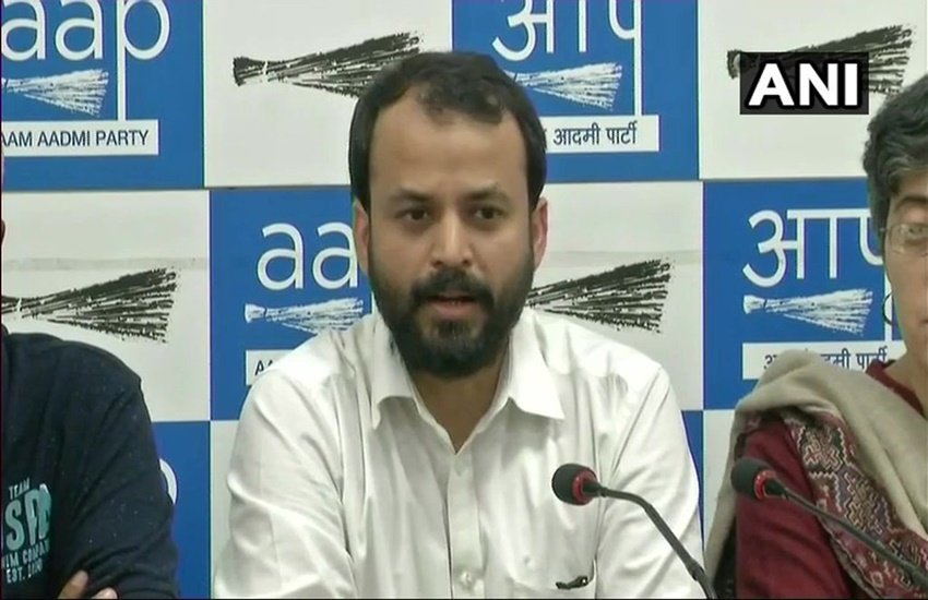 आशीष खेतान ने आम आदमी पार्टी से दिया इस्तीफा (Photo: ANI)