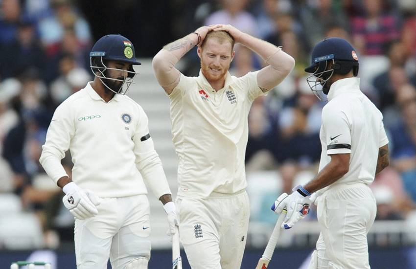 नॉटिंगम टेस्‍ट के पहले दिन के खेल के दौरान बेन स्‍टोक्‍स। (Photo : PTI)
