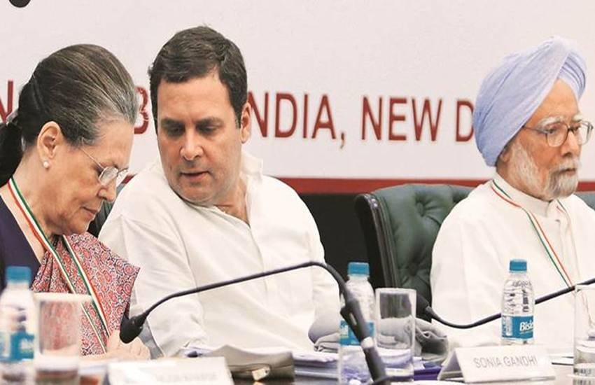 यूपीए चेयरपर्सन सोनिया गांधी, कांग्रेस अध्यक्ष राहुल गांधी (express file photo)