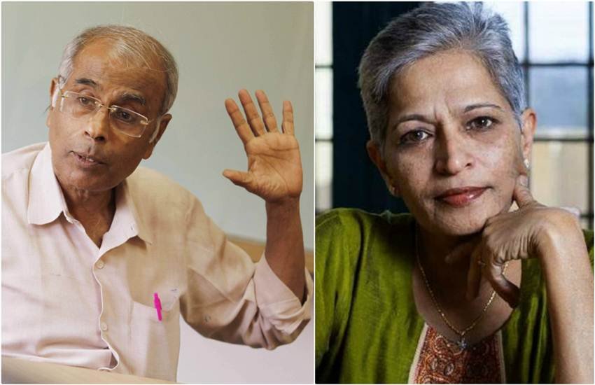 नरेंद्र दाभोलकर और गौरी लंकेश। फोटो- एक्सप्रेस आर्काइव नरेंद्र दाभोलकर और गौरी लंकेश। फोटो- एक्सप्रेस आर्काइव