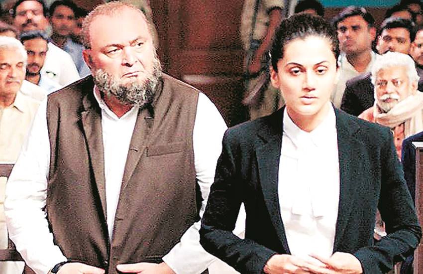 निर्देशक-अनुभव सिन्हा, कलाकार-तापसी पन्नू, ऋषि कपूर, आशुतोष राणा, मनोज पाहवा, प्रतीक बब्बर।
