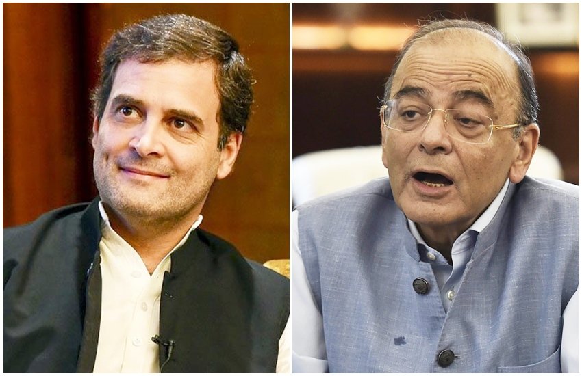 राहुल गांधी और अरुण जेटली (फोटो सोर्स- पीटीआई)