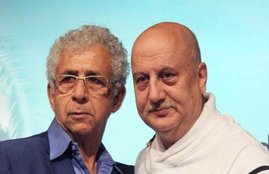 Naseeruddin Shah, Anupam Kher, FTII, Naseeruddin Shah anupam kher, Naseeruddin Shah pictures, Naseeruddin Shah interview anupam kher, Naseeruddin Shah