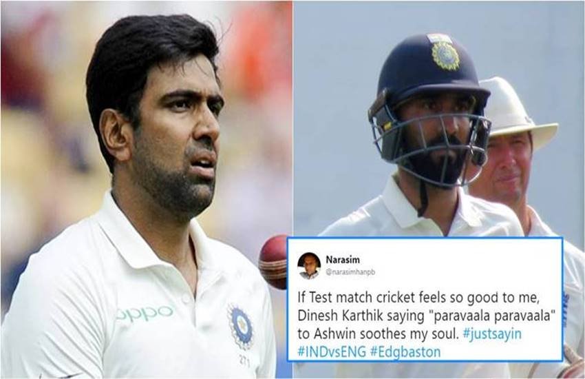 आर अश्विन और दिनेश कार्तिक। (Source: BCCI/File Photo)