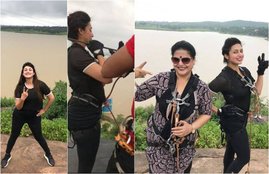 divyanka tripathi, divyanka tripathi dahiya, divyanka with mom, divyanka having dangerous stunt in Kerwa Dam, divyanka in mp,divyanka tripathi, divyanka tripathi dahiya, divyanka with mom, divyanka having dangerous stunt in Kerwa Dam, divyanka in mp,television news ,entertainment news, bollywood news, television news ,entertainment news, bollywood news, television news