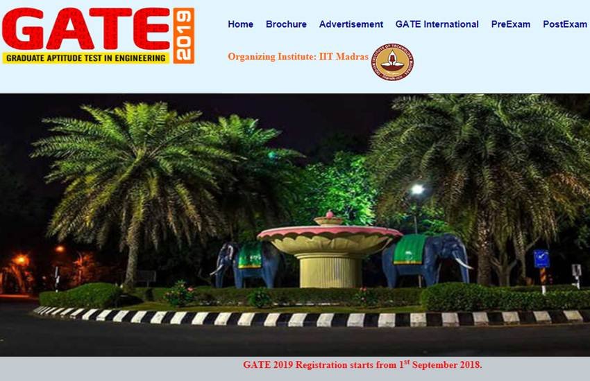 गेट परीक्षा 2,3 और 9,10 फरवरी 2019 को होगी। 