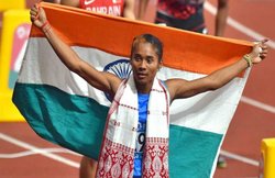 गोल्ड मेडलिस्ट हिमा दास बोली- ‘टाइमिंग’ के लिये दौड़ती हूं, पदक के लिए नहीं