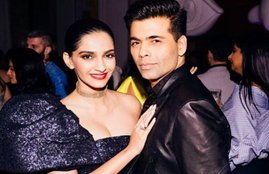 sonam kapoor, karan johar, karan johar calling karan, sonam kapoor anand ahuja, anand ahuja karan johar, karan johar show