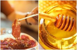 honey, meat, chicken, food