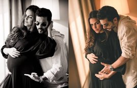 neha dhupia, angad bedi, pregnant