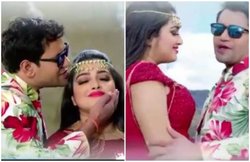 निरहुआ चलल लंदन: दिनेश लाल यादव ने आम्रपाली दुबे के साथ रोमांटिक वीडियो किया शेयर