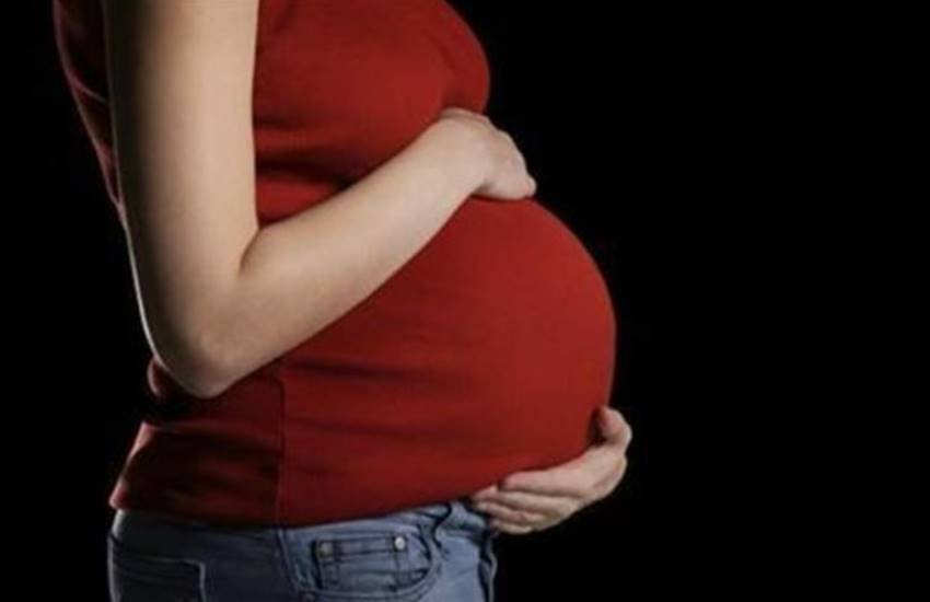 woman, pregnant, yoga