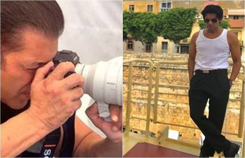 SALMAN KHAN BHARAT, salman being photographer, salman click pictures for comedian sunil grover, sunil grover with salman khan, salman khan in bharat, sunil grover in bharat, nora fatehi, katrina kaif, sunil grover photoshoot with salman bhaijaan, entertainment news, bollywood news, television news