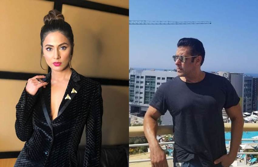 Hina khan and Salman khan, Hina khan Dus ka dum, Dus ka dum salman khan, salman khan hina khan, hina khan bigg boss