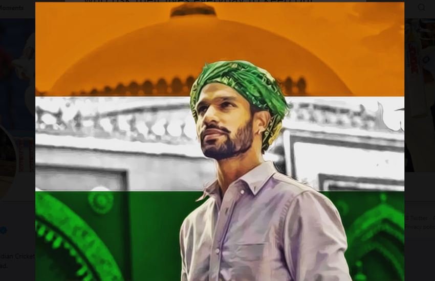 शिखर धवन। (Photo Courtesy: Twitter/ @SDhawan25)