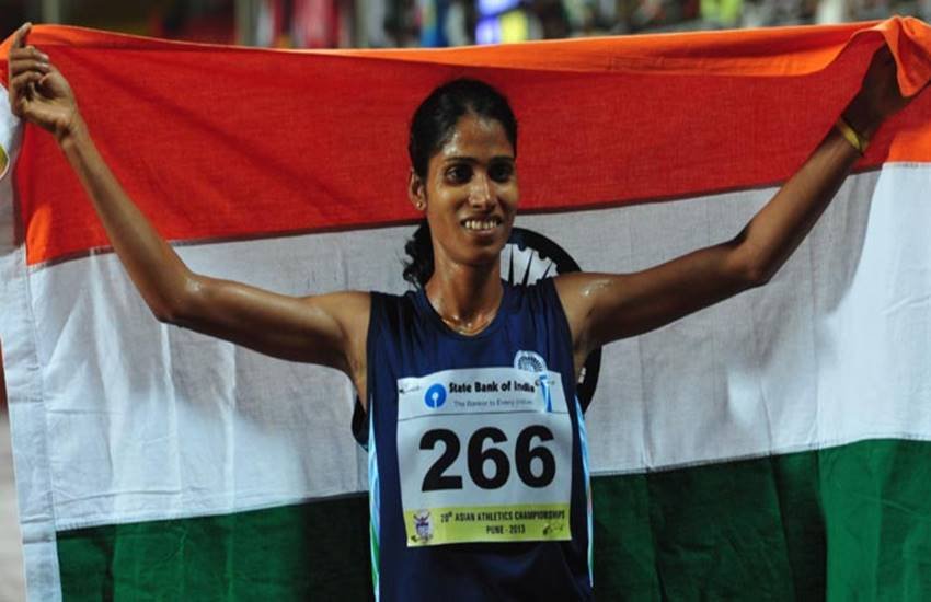 इंडोनेशिया में 2018 के एशियाई खेलों में 3000 मीटर स्टीपलचेज स्पर्धा में रजत पदक जीतने वाली राज्य की खिलाड़ी सुधा सिंह 