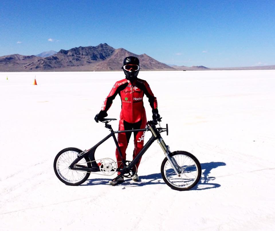 "america, project speed event, salt flats utah, fastest bicycle rider human, denis muller konerek, viral video
