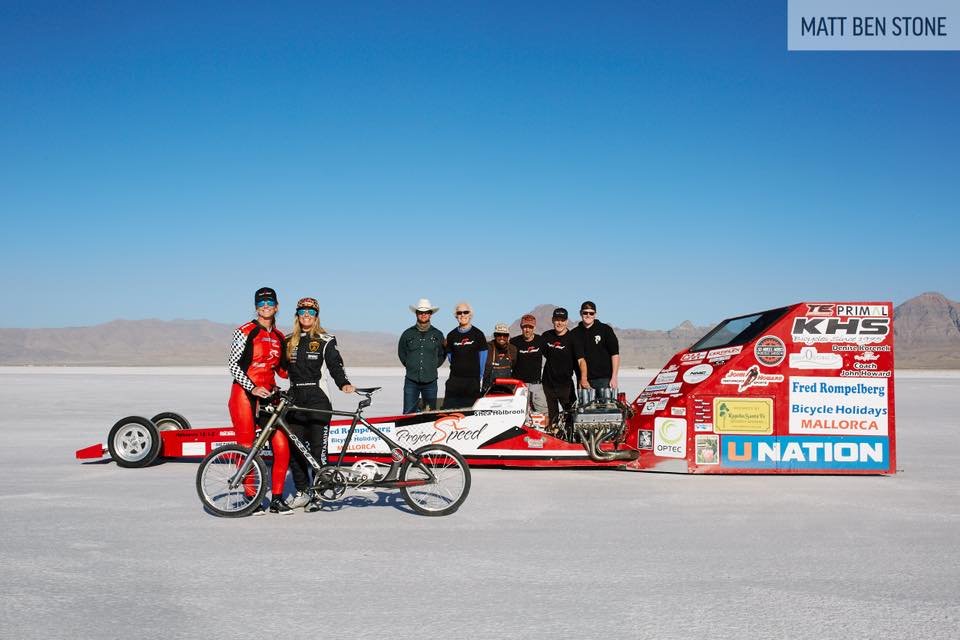 "america, project speed event, salt flats utah, fastest bicycle rider human, denis muller konerek, viral video