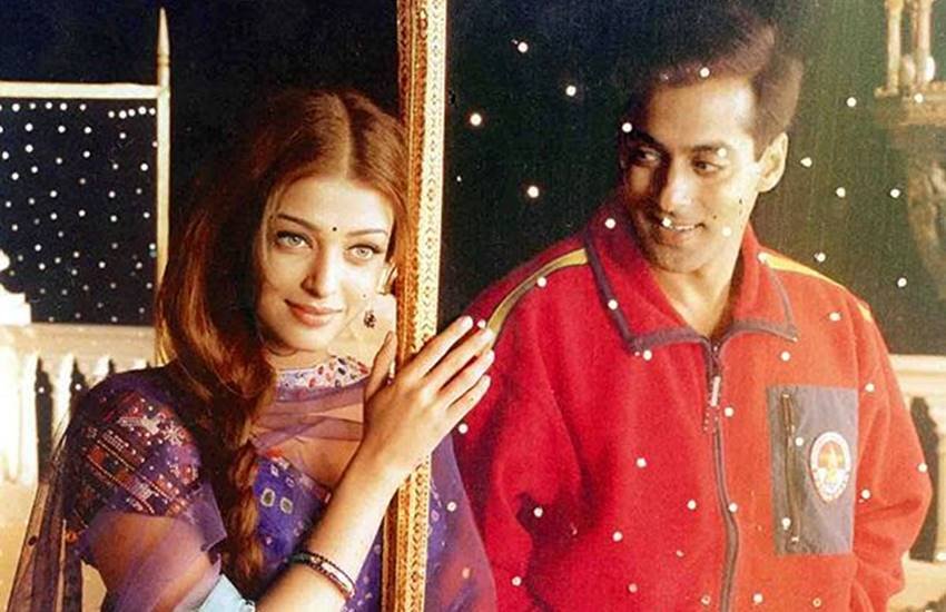 फिल्म हम दिल दे चुके सनम के एक सीन में सलमान खान और ऐश्वर्या राय की प्रतीकात्मक तस्वीर।