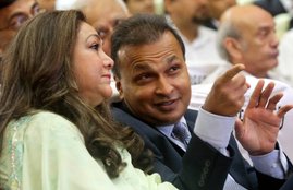 anil ambani, tina ambani