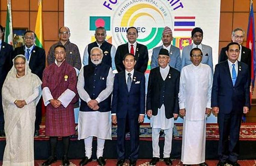 बिम्सटेक संगठन - भारत, बांग्लादेश, म्यामां, श्रीलंका, थाईलैंड, भूटान और नेपाल का क्षेत्रीय संगठन है। 