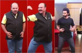 mitron starcast, kritika kamra, jackky bhagnani, kritika kamra and jackky bhagnani, jackky bhagnani dancing with dabbu uncle, here is video of jackky and dabbu uncle, jackky bhagnani and dabbu uncle dancing on kamariya song, kamariya song, bhojpuri song, entertainment news, bollywood news, television news, entertainment news, bollywood news