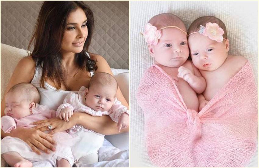 अपनी बेटियों के साथ लीसा रे की तस्वीर।(फोटो सोर्स- इंस्टाग्राम @lisaraniray)