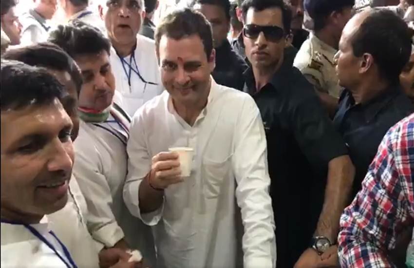 Rahul Gandhi Wink In Bhopal