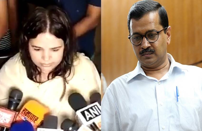 दिल्ली के मुख्यमंत्री अरविंद केजरीवाल पर विवेक हत्याकांड को सांप्रदायिक रंग देने का आरोप लग रहा है। (Image Source: Twitter/@iAnkurSingh and Express Archive)