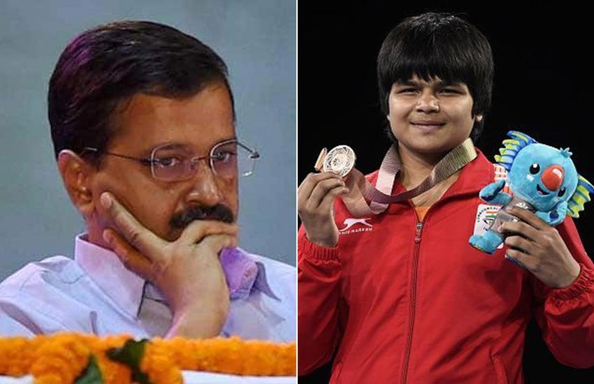 अरविंद केजरीवाल और दिव्या काकरान।