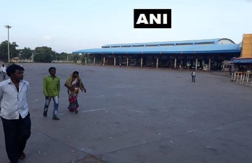 कर्नाटक में बारत बंद असर 