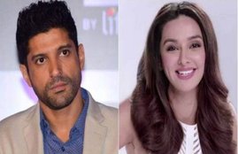 Shibani Dandekar, Shibani Dandekar Boyfriend, Farhan Akhtar, Farhan Akhtar Girlfriend, Farhan and Shibani, farhan akhtar walking with vj and host shibani dandekar, vj and host shibani dandekar in foreign, watch viral photo