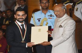 rajiv gandhi khel ratna, arjuna awards, rajiv gandhi khel ratna 2018, arjuna awards 2018, virat kohli, mirabai chanu, national sports awards, sports awards india, sports news, indian sports