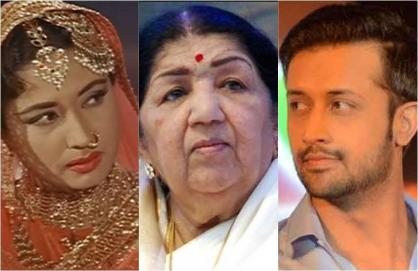 फिल्म 'पाकीजा' में मीना कुमारी, लेजेंड लता मंगेश्कर और सिंगर आतिफ असलम