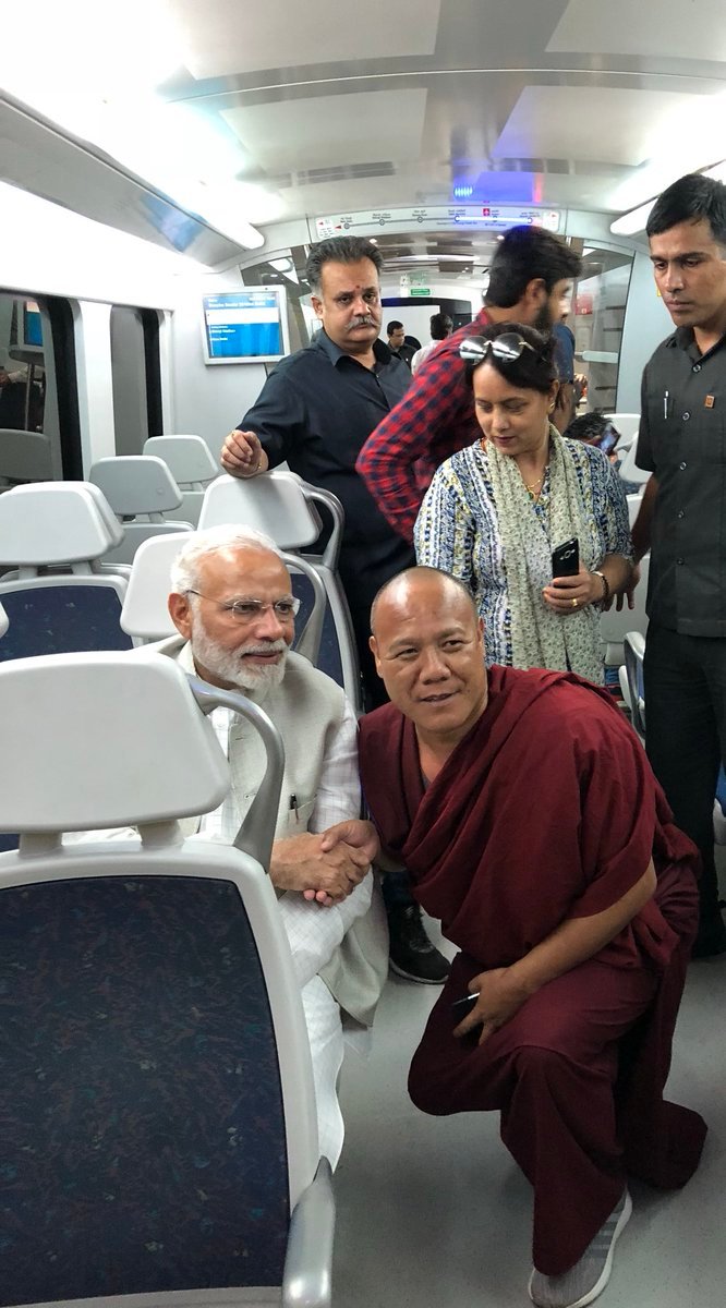 narendra modi metro ride, pm modi in delhi metro, delhi metro express line, dhaula kuan to dwarka metro, IICC foundation