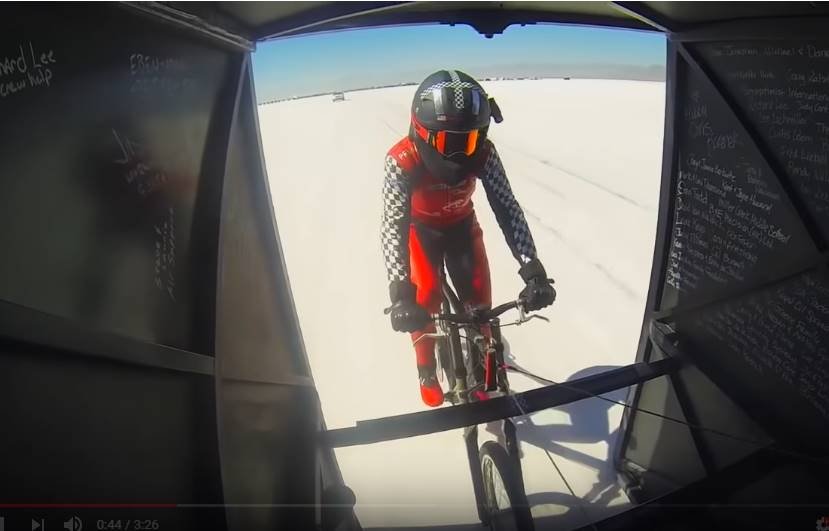 "america, project speed event, salt flats utah, fastest bicycle rider human, denis muller konerek, viral video