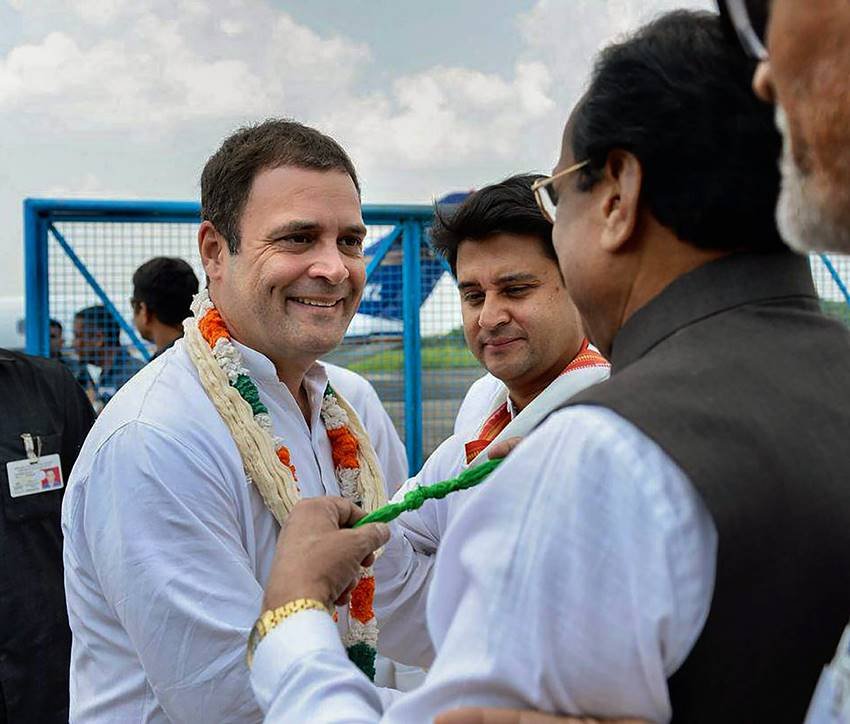 Sankalp Yatra,road show,Rahul Gandhi,Congress President,Bhopal