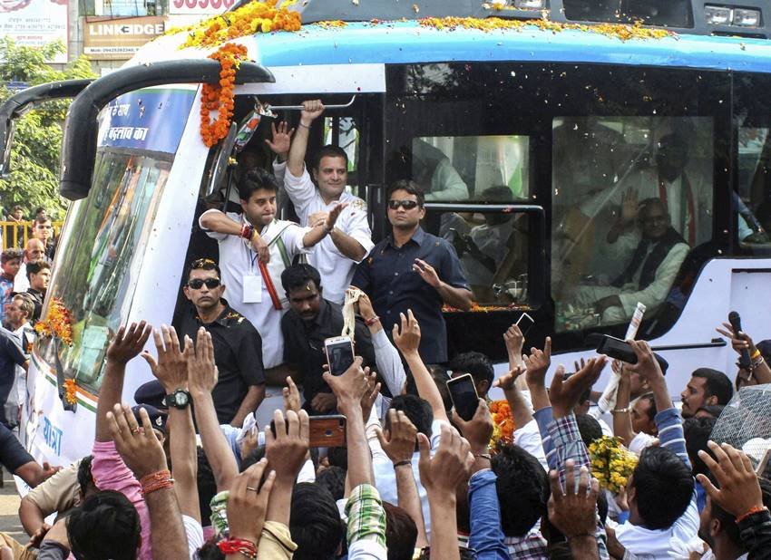 Sankalp Yatra,road show,Rahul Gandhi,Congress President,Bhopal
