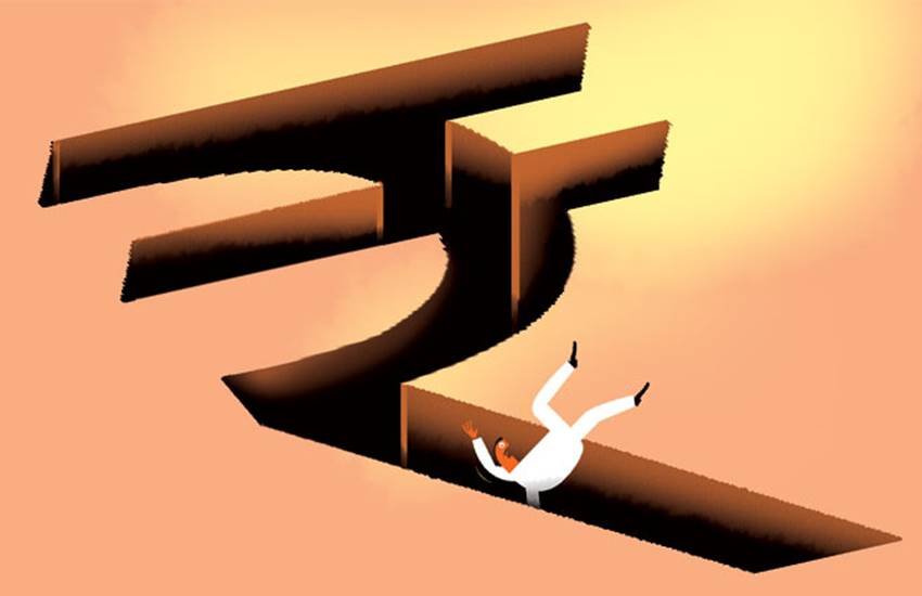 पिछले एक पखवाड़े में रुपया पचासी पैसे तक गिर गया है, लेकिन सुनने को सिर्फ यही मिल रहा है कि यह गिरावट अस्थायी है और लंबे समय तक नहीं रहने वाली। 