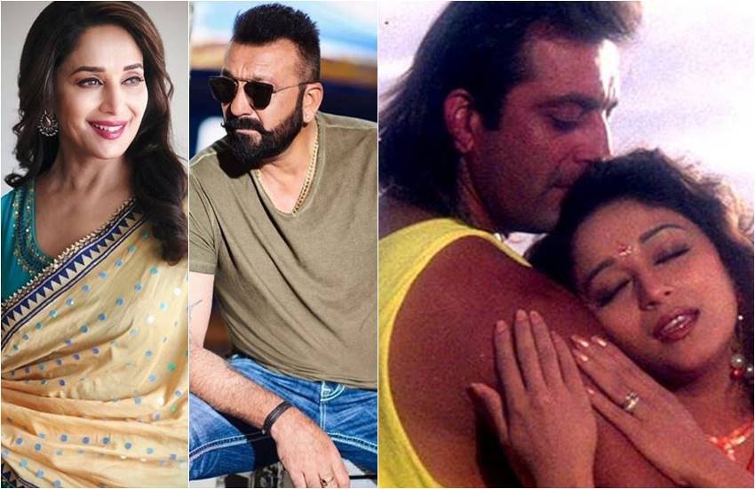 madhuri dixit, sanjay dutt, madhuri and sunjay dutt, madhuri dixit with sanjay dutt, sanjay dutt with madhuri, madhuri sanjay return together with kalank, madhuri working in kalank, alia bhat with varun dhawan in kalank, kalank stars, entertainment news, bollywood news, television news, entertainment news, bollywood news, television news