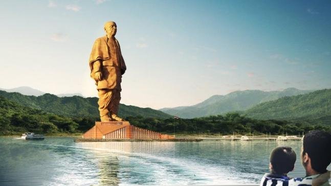 "Statue of Unity, Statue of Liberty, Sardar Vallabhbhai Patel, Narendra Modi, Vijay Rupani, World's tallest statue, Gujarat CM Vijay Rupani, Prime Minister Narendra Modi, Ironman of India, Gujarat, Sardar Sarovar Dam, China