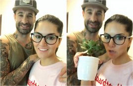 video of sunny leone, sunny leone with husband denial weber, sunny and weber, sunny leone get into the new house, sunny leone with ganpati bappa, sunny leone on ganesh chaturthi, ganpati bappa blessings with sunny leone, here is sunny sharing her happiness with fans in video, sunny leone videos, sunny with hsband denial weber, entertainment news, bollywood news, televisionn news, entertainment news, bollywood news, televisionn news