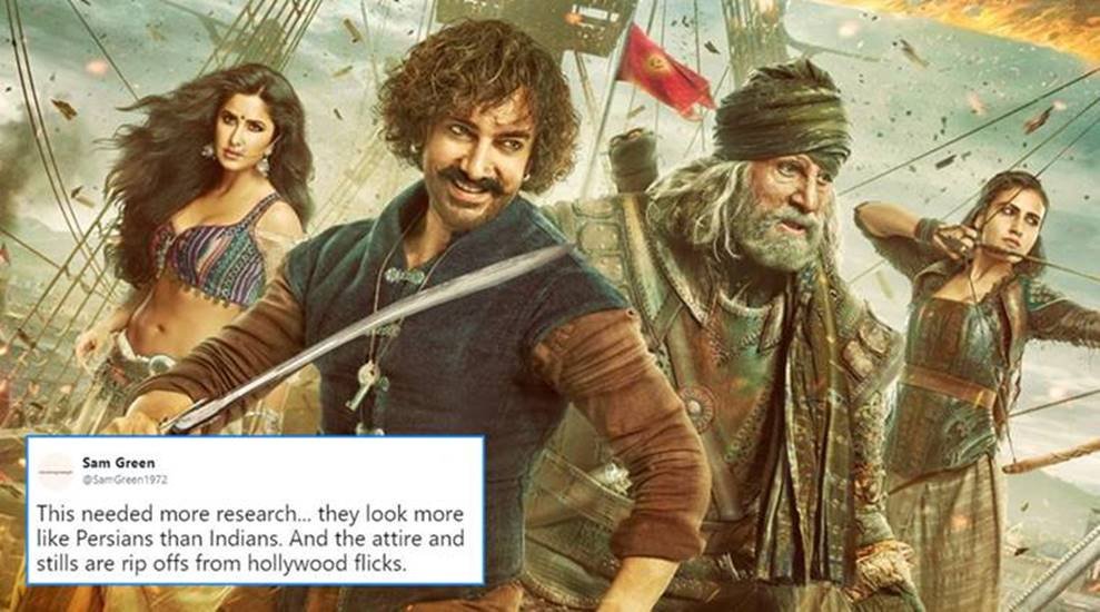 फिल्म का पोस्टर रिलीज होने के बाद आमिर खान को ट्विटर पर ट्रोल किया जा रहा है।
फोटो सोर्स - (ट्विटर,@samgreen1972)