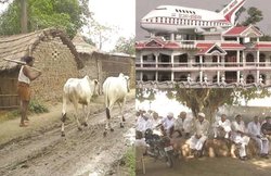 विकास का दौर बदलते गांव